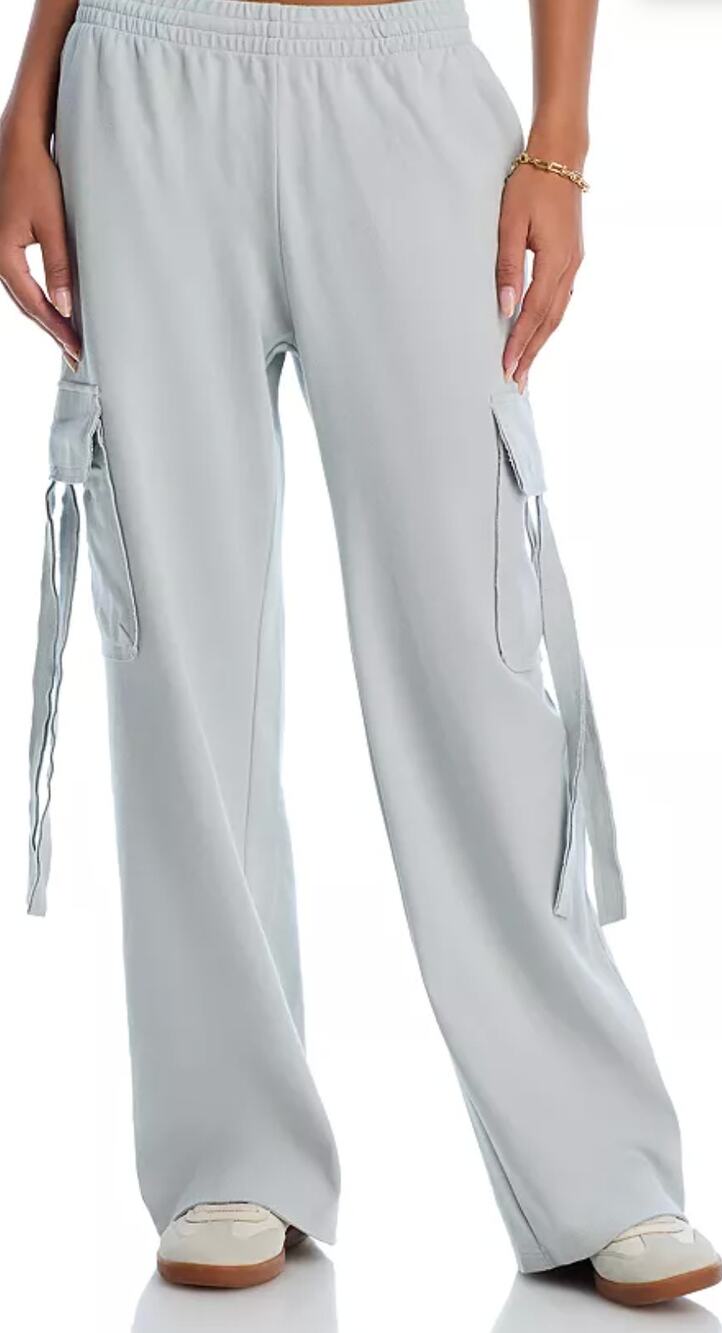 UGG Ophelia Cargo Pants Ice Jam Size XL Soft Lounge Utility Joggers